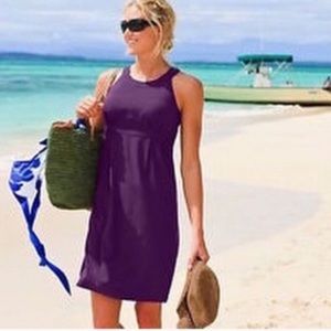SALE- Athleta Purple Sleeveless Voyage Sport Dress